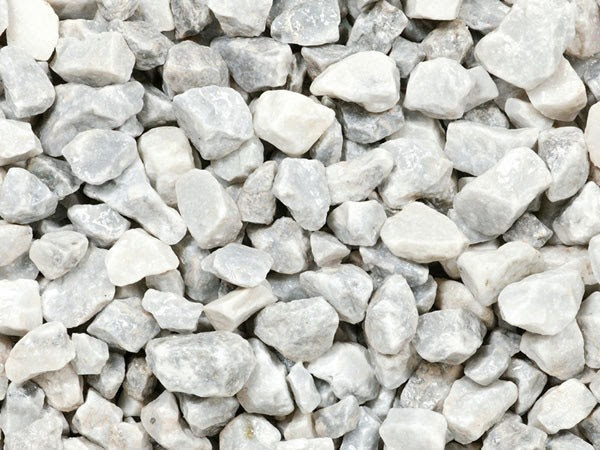 bright White Stones laying in a pile.